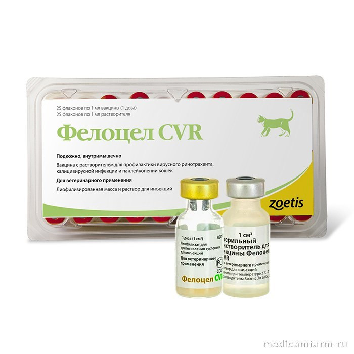 ФЕЛОЦЕЛ CVR (FELOCELL CVR), 25 фл х 1 см3 х 1 доз